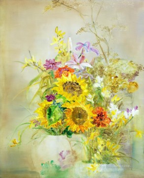 El Código de la Belleza flores del impresionismo Pinturas al óleo